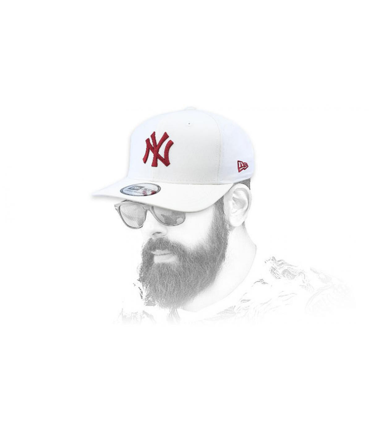 NY cap idrorepellente bianco Light Weight nylon PC9Fifty NY offwhite NY cap idrorepellente bianco Light Weight nylon PC9Fifty NY offwhite